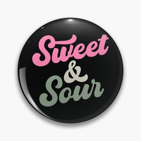 Item preview, Sweet & Sour (Pink & green text on black) designed and sold by STUDIO-72.