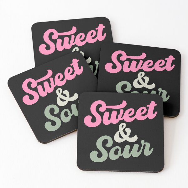 Item preview, Sweet & Sour (Pink & green text on black) designed and sold by STUDIO-72.