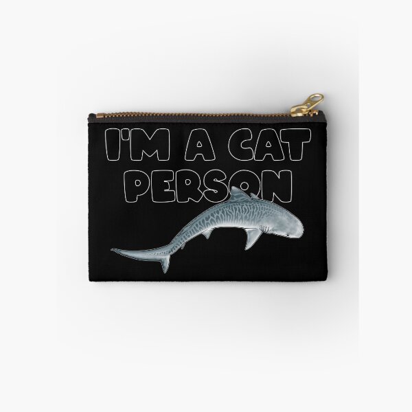 Item preview, Tiger shark I'm a cat person designed and sold by NicGrayGraphic.
