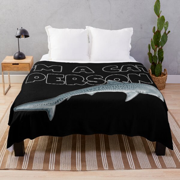 Item preview, Tiger shark I'm a cat person designed and sold by NicGrayGraphic.