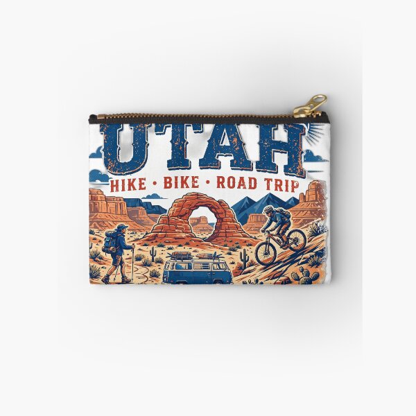 Item preview, Utah Hike Bike Road Trip Shirt | Red Rock Adventure T-Shirt designed and sold by FitEnvy.