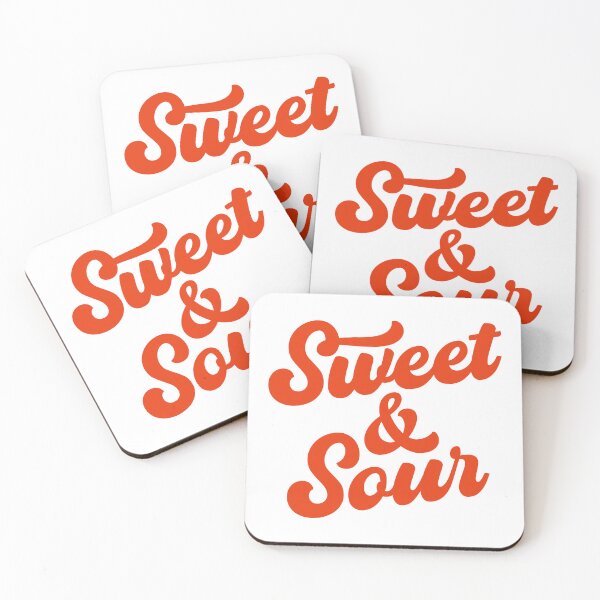 Item preview, Sweet & Sour (Sauce colour text on white) designed and sold by STUDIO-72.