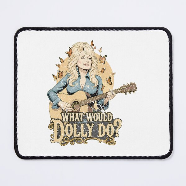 Item preview, What Would Dolly Do Dolly Parton Country Music What Would Dolly Do Butterflies Guitar designed and sold by gotoworkea.