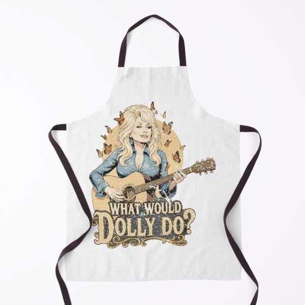 Item preview, What Would Dolly Do Dolly Parton Country Music What Would Dolly Do Butterflies Guitar  designed and sold by gotoworkea.