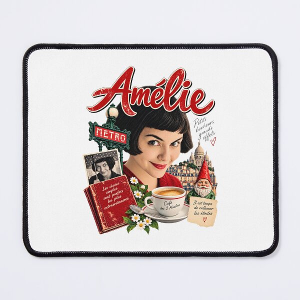 Item preview, Amelie Vintage, Cult Movie Graphic, Paris French Cinema designed and sold by HoneyMonday.