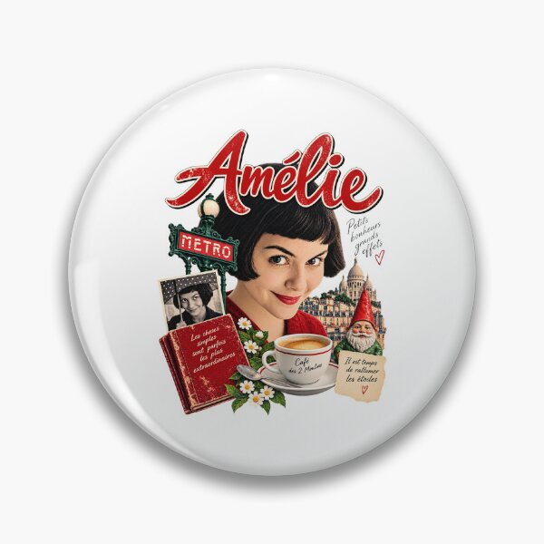 Item preview, Amelie Vintage, Cult Movie Graphic, Paris French Cinema designed and sold by HoneyMonday.