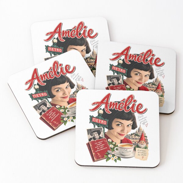 Item preview, Amelie Vintage, Cult Movie Graphic, Paris French Cinema designed and sold by HoneyMonday.