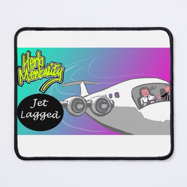 Item preview, Jet-Lagged (white) designed and sold by Herb-Mentality.