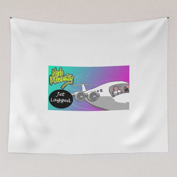 Item preview, Jet-Lagged (white) designed and sold by Herb-Mentality.