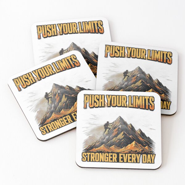 Item preview, Push Your Limits Shirt | Motivational Gym T-Shirt designed and sold by FitEnvy.