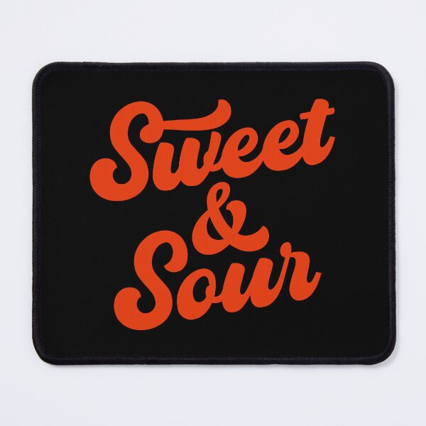 Item preview, Sweet & Sour (Sauce coloured text on black) designed and sold by STUDIO-72.