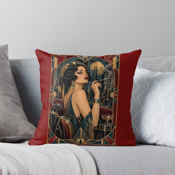 Item preview, Póster vintage de mujer fatal designed and sold by saranagliccuris.