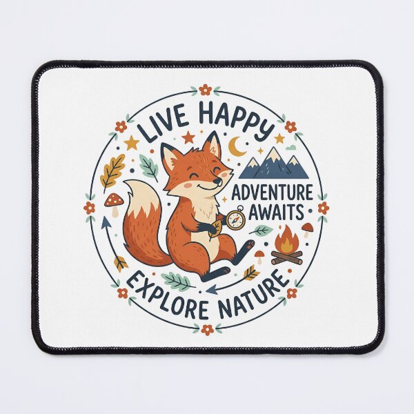 Item preview, live happy explore naure designed and sold by decimalades.