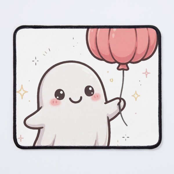 Item preview, Ghost With Pumpkin Balloon Cute Halloween PNG designed and sold by Worn and Witty.