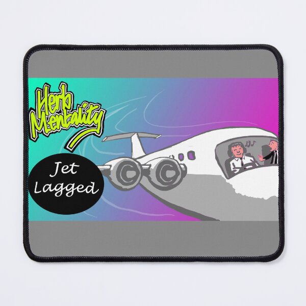 Item preview, Jet-Lagged (grey) designed and sold by Herb-Mentality.