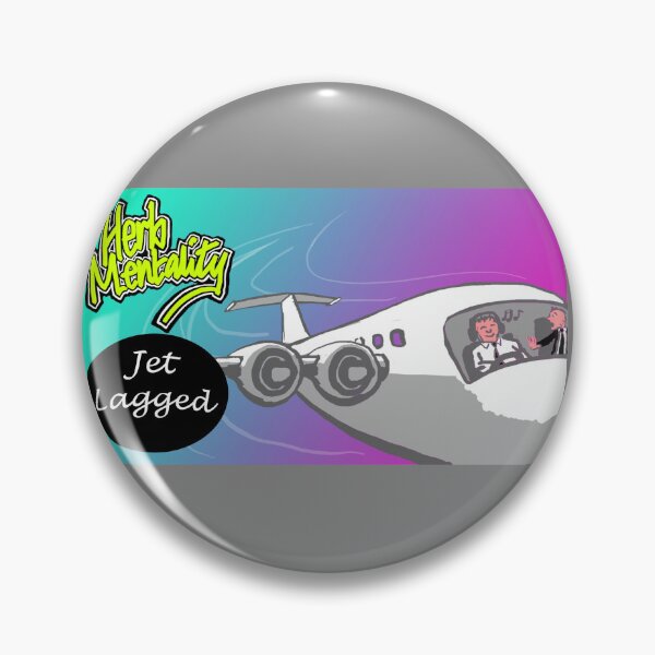 Item preview, Jet-Lagged (grey) designed and sold by Herb-Mentality.
