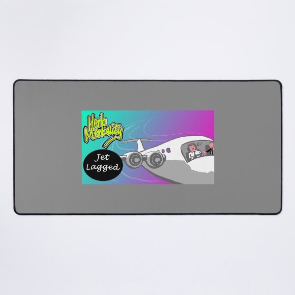 Item preview, Jet-Lagged (grey) designed and sold by Herb-Mentality.