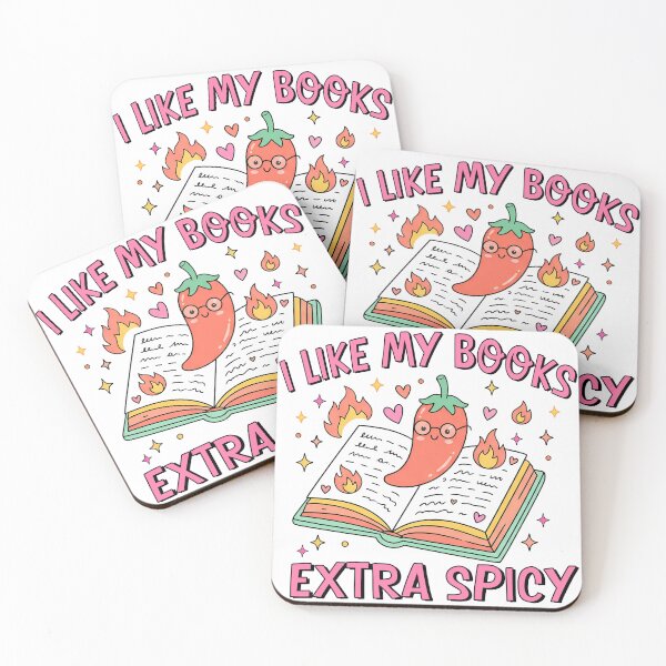 Item preview, I Like My Books Extra Spicy designed and sold by The Inspo Edit.