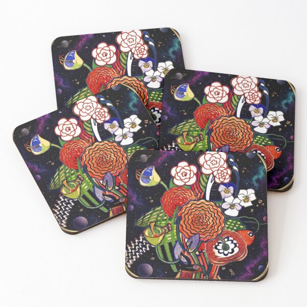 Item preview, Space Flowers designed and sold by cbfineart.