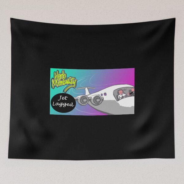 Item preview, Jet-Lagged (black) designed and sold by Herb-Mentality.