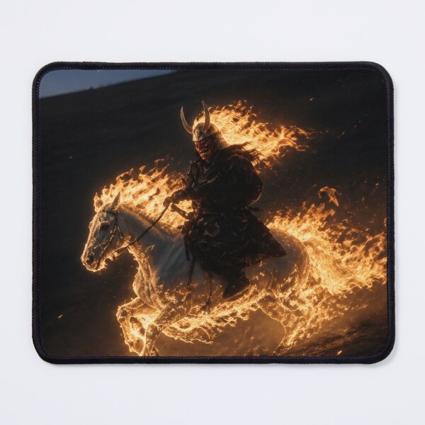 Item preview, Burning Samurai Riding Fire Horse designed and sold by Not Hugo.