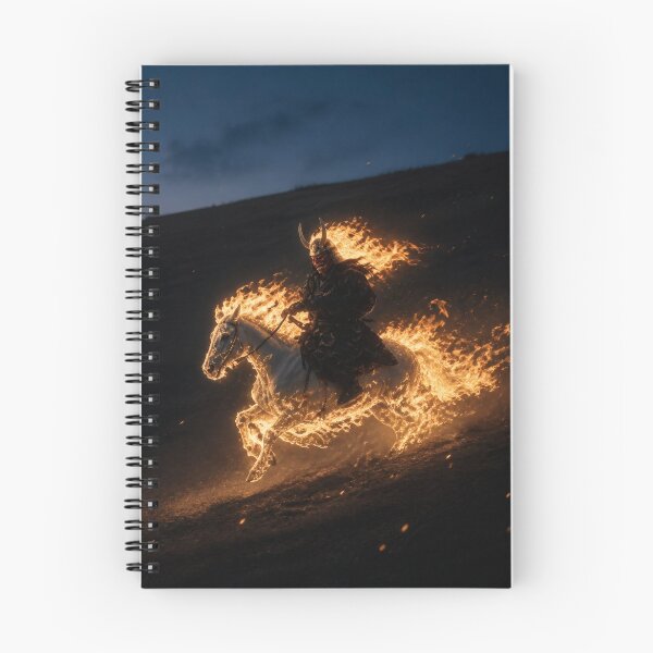 Item preview, Burning Samurai Riding Fire Horse designed and sold by Not Hugo.