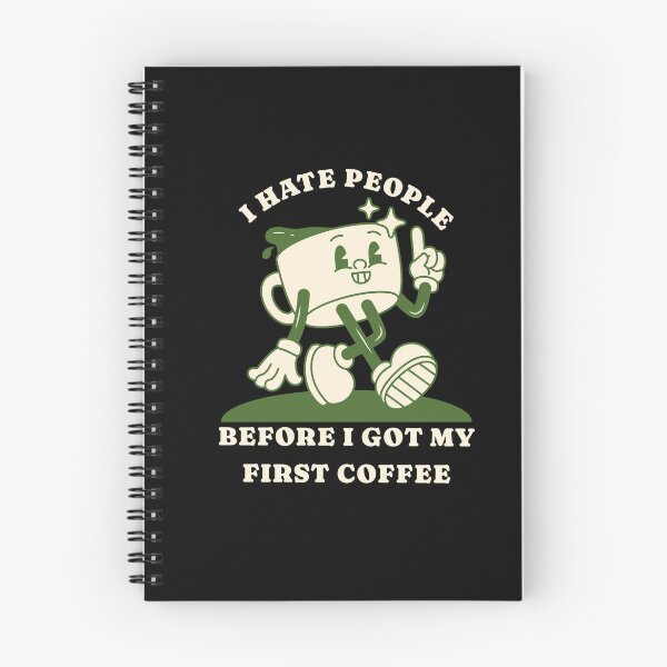 Item preview, I Hate People – Sarcastic Coffee Humor Morning Grump designed and sold by FeverVoid.