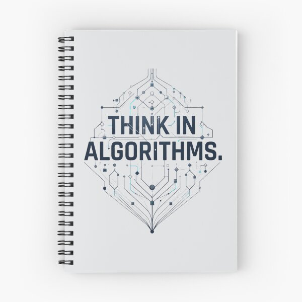 Aperçu de l'œuvre Penser en algorithmes, informatique, programmation, développement, conception créée et vendue par Amr Darwish Graphic designer.