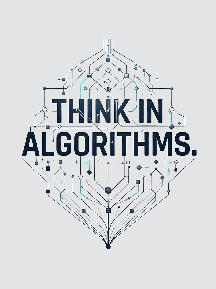 Thumbnail 3 of 3, Scarf, Think in Algorithms Computer Science Programming Developer Design designed and sold by Mora2023.