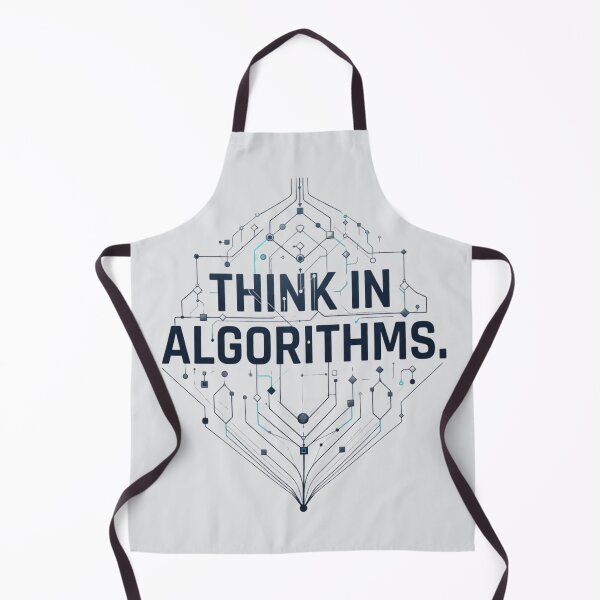 Item preview, Think in Algorithms Computer Science Programming Developer Design designed and sold by Amr Darwish Graphic designer.