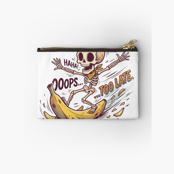 Item preview, Skeleton Riding a Banana Peel designed and sold by MisteryDesigner.