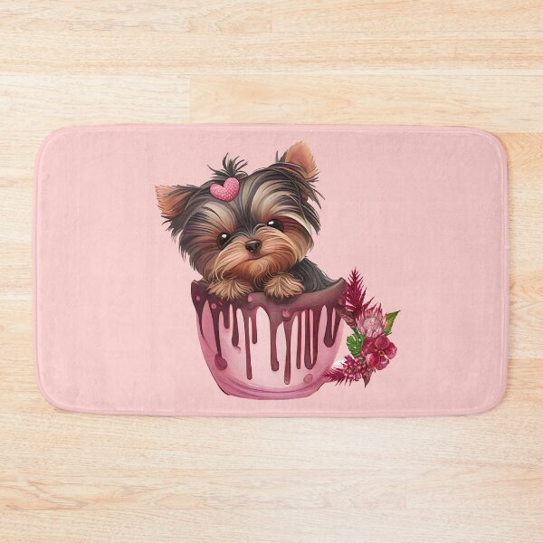Item preview, Cute Yorkie dog in a teacup designed and sold by stormk10.
