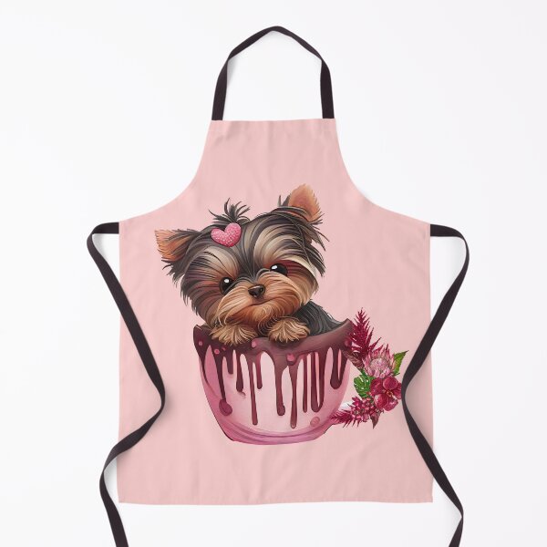 Item preview, Cute Yorkie dog in a teacup designed and sold by stormk10.