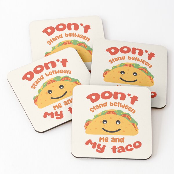 Artikelvorschau, Stell dich nicht zwischen mich und meinen Taco! Niedliche Grafik entworfen und verkauft von VintageStyle.