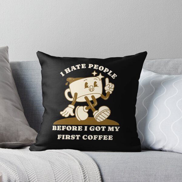 Item preview, I Hate People – Sarcastic Coffee Humor Morning Grump designed and sold by FeverVoid.