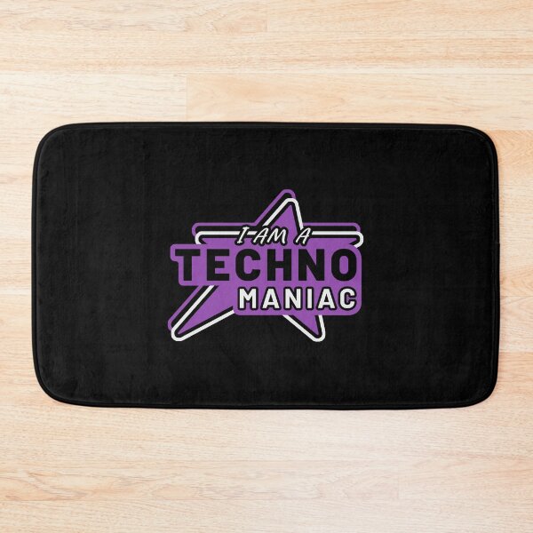 Item preview, I Am A Techno Maniac Music Design designed and sold by MySimpleFlow.