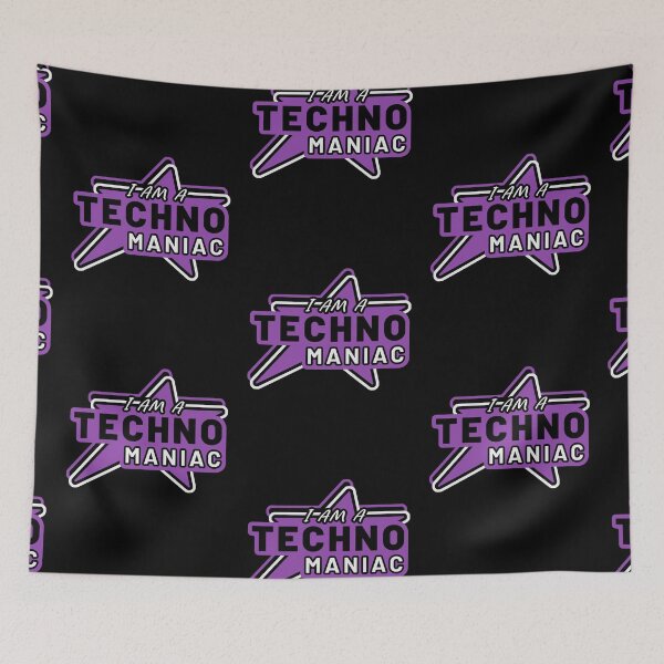 Item preview, I Am A Techno Maniac Music Design designed and sold by MySimpleFlow.