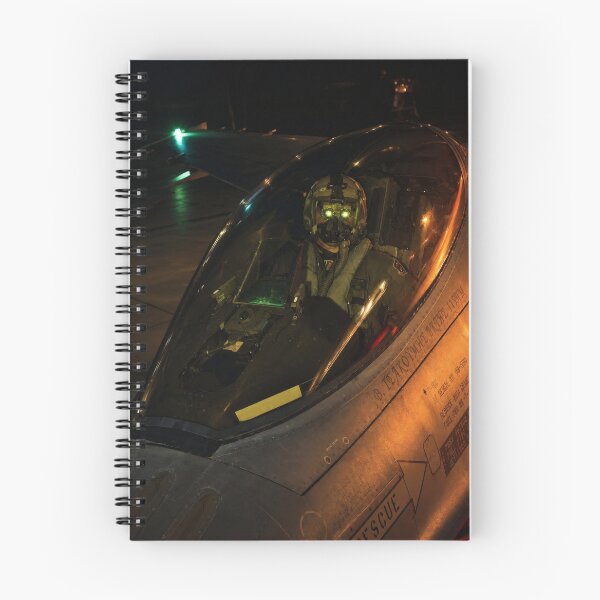 Item preview, Fighter Pilot in Night Cockpit designed and sold by Not Hugo.