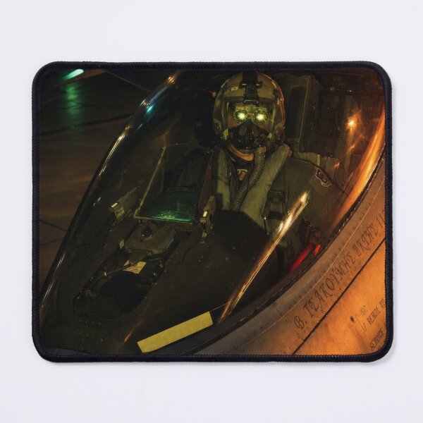 Item preview, Fighter Pilot in Night Cockpit designed and sold by Not Hugo.