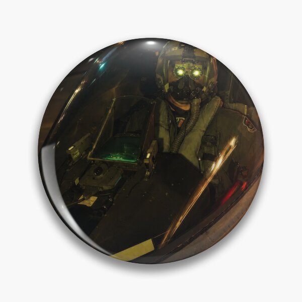 Item preview, Fighter Pilot in Night Cockpit designed and sold by Not Hugo.