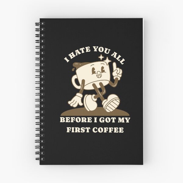 Item preview, I Hate You All – Sarcastic Coffee Humor for Morning Grumps designed and sold by FeverVoid.