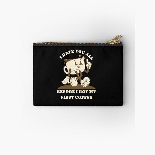 Item preview, I Hate You All – Sarcastic Coffee Humor for Morning Grumps designed and sold by FeverVoid.
