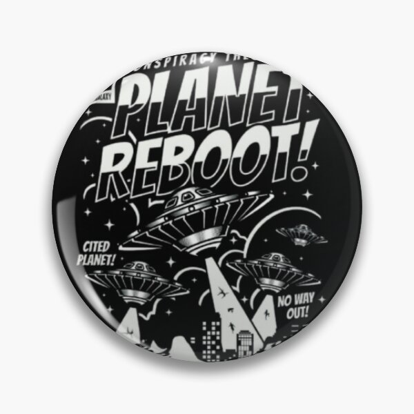Item preview, Retro Sci‑Fi and Comic Intrigue – Conspiracy Theory of Planet Reboot! designed and sold by WATEKE.
