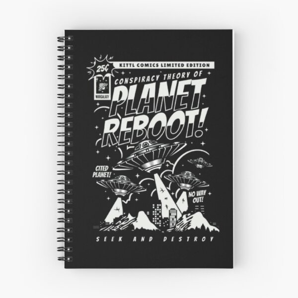 Item preview, Retro Sci‑Fi and Comic Intrigue – Conspiracy Theory of Planet Reboot! designed and sold by WATEKE.