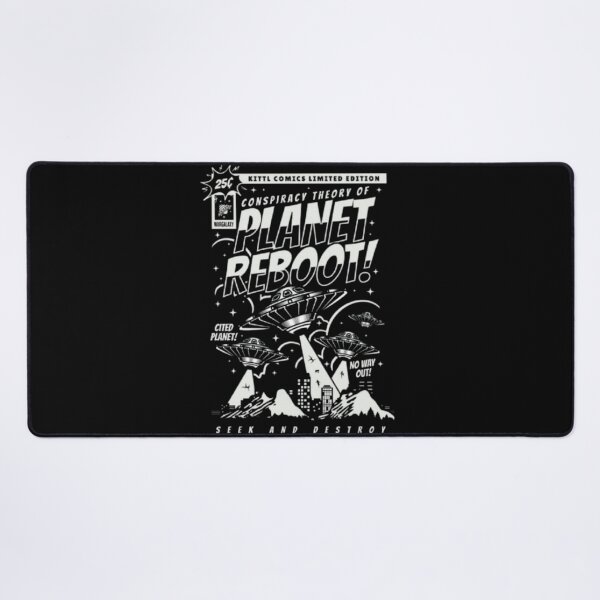 Item preview, Retro Sci‑Fi and Comic Intrigue – Conspiracy Theory of Planet Reboot! designed and sold by WATEKE.