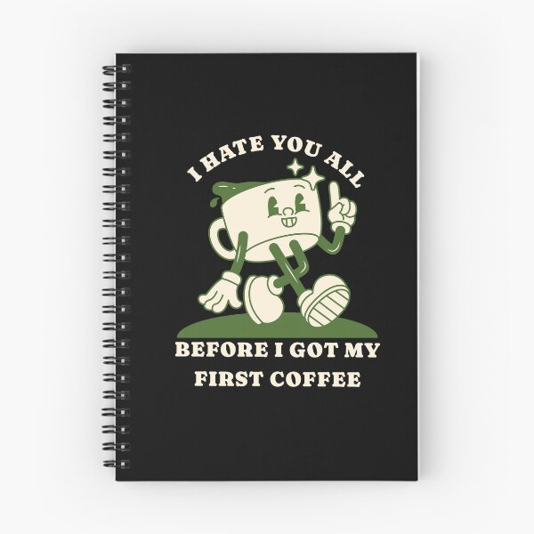 Item preview, I Hate You All – Sarcastic Coffee Humor for Morning Grumps designed and sold by FeverVoid.