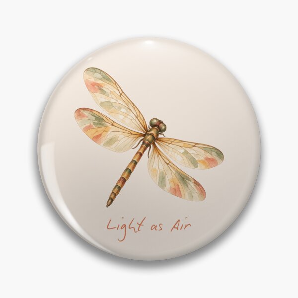 Item preview, Light as Air Dragonfly Watercolor designed and sold by mycute-stickers.