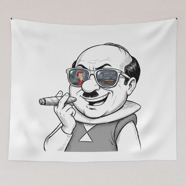 Item preview, Mr Spacely Space Sprockets Shades Reflection designed and sold by Bad-Decisions-Designs.