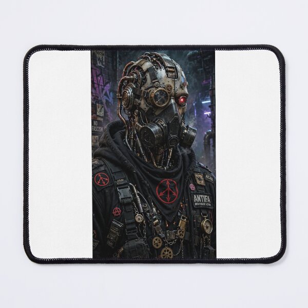 Item preview, Cyberpunk Steampunk Cyborg Resistance Fighter designed and sold by THEDOWNLOADZ.