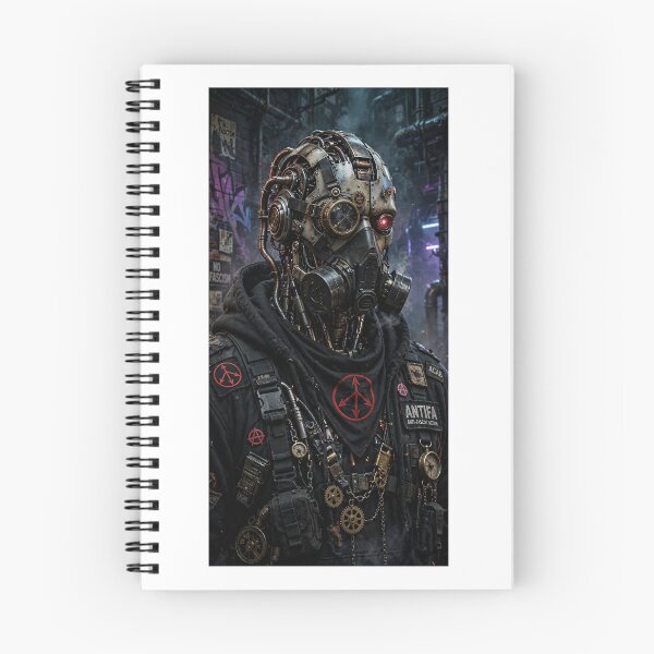Item preview, Cyberpunk Steampunk Cyborg Resistance Fighter designed and sold by THEDOWNLOADZ.